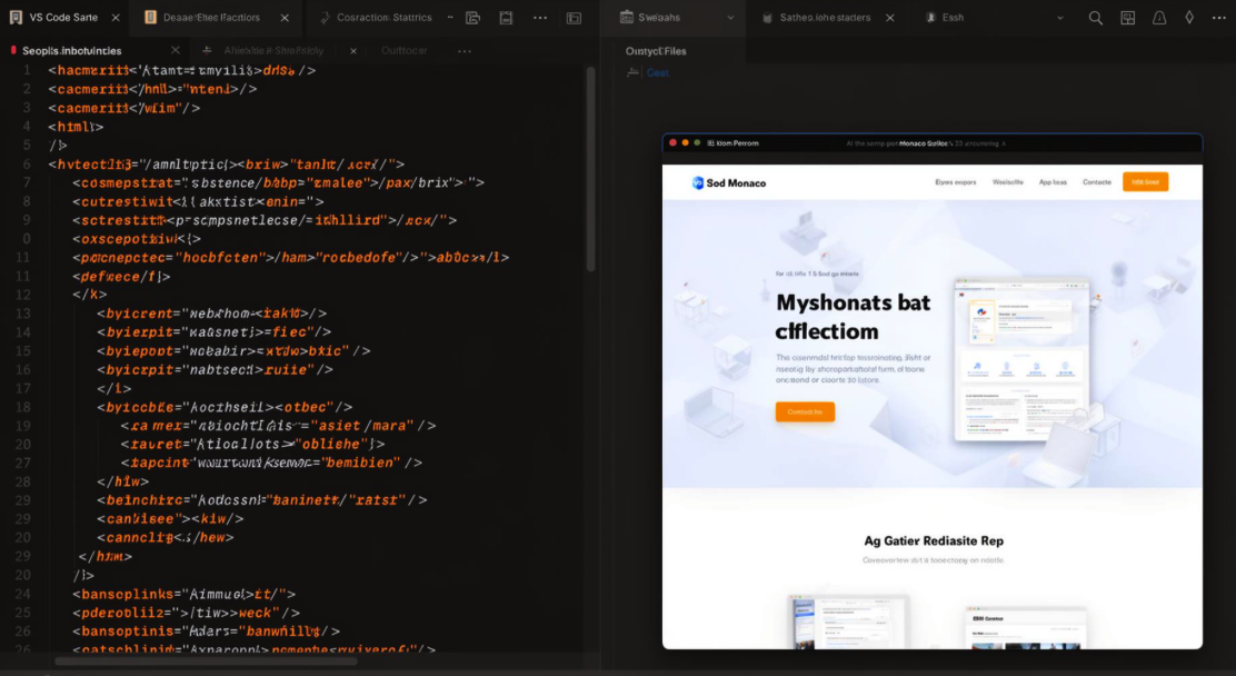 Monaco Editor Interface